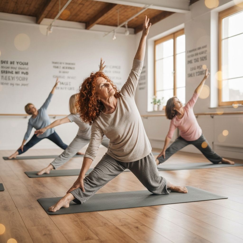 Flexibility development yoga practice